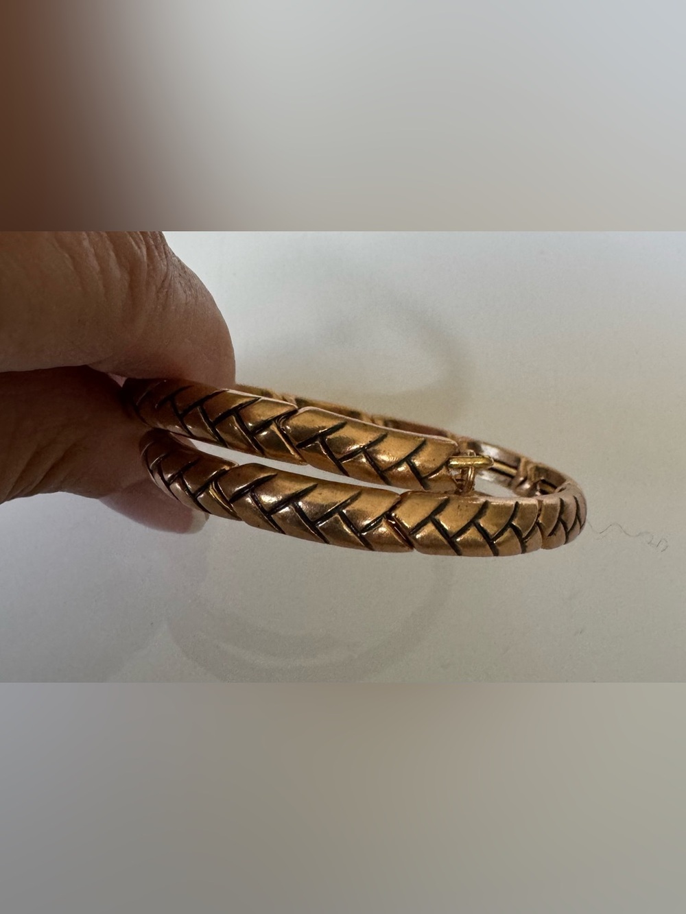 Gold Alex & Ani bangle wrap set